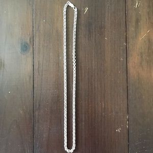 Silver chain necklace